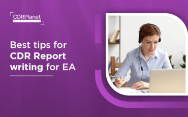 best tips for CDR Report writing for EA